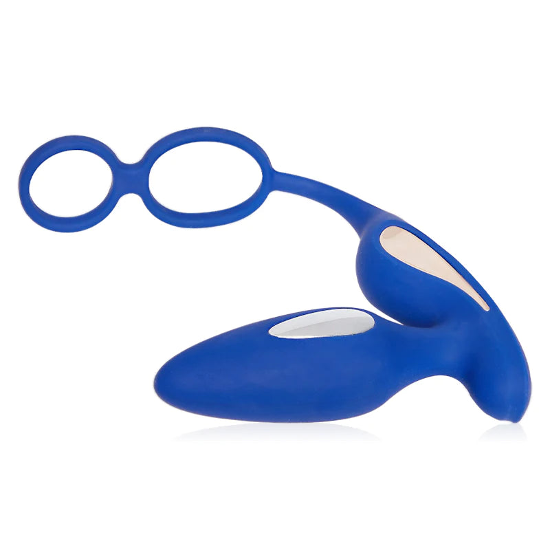 Vibromasseur prostatique 2 en 1 Choc électrique
