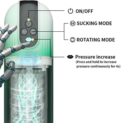 【 Pré-vente jusqu'au 1er avril.】Bain d'eau masturbateur homme 7 modes d'aspiration