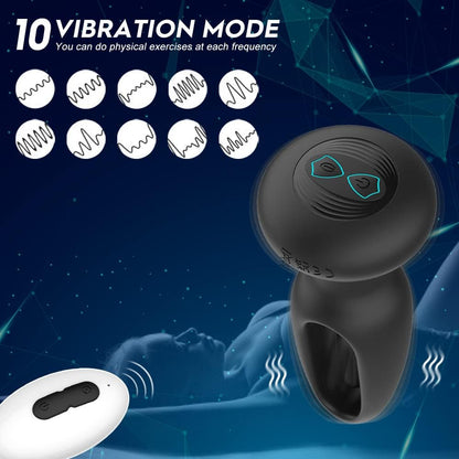 Analplug 10 Vibrations Frappement puissant