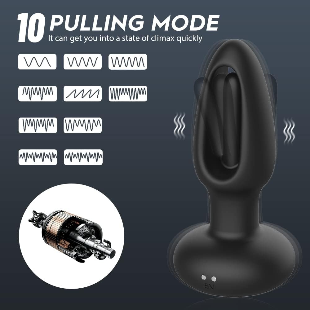 Analplug 10 Vibrations Powerful Knocking Mode