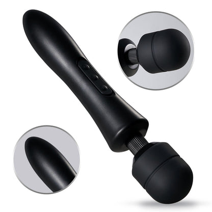 Massage rod wall vibrator with 20 vibration modes