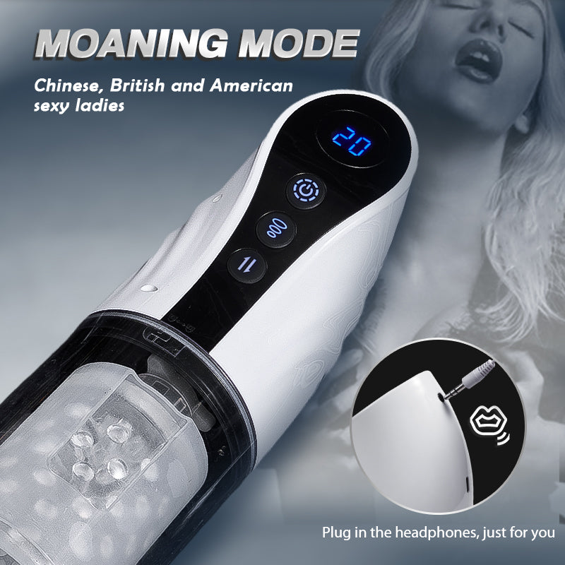 Multi-functional LCD Masturbator Cup with Voice